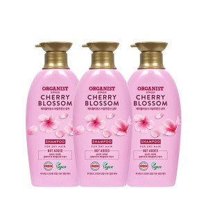 엘라스틴 오가니스트 체리블라썸 샴푸500ml+500ml+500ml
