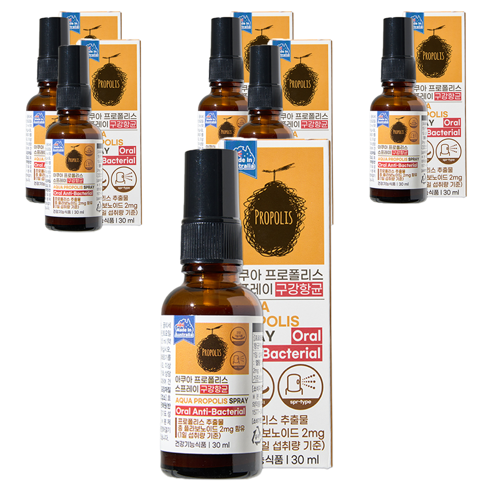 <b>제너럴라이프</b> 아쿠아 프로폴리스 스프레이 30ml, 6개