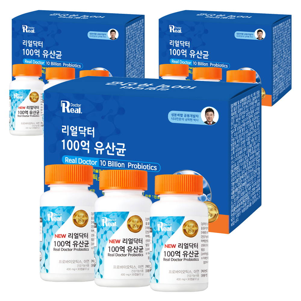 <b>리얼닥터</b> 100억 유산균 30정, 9개