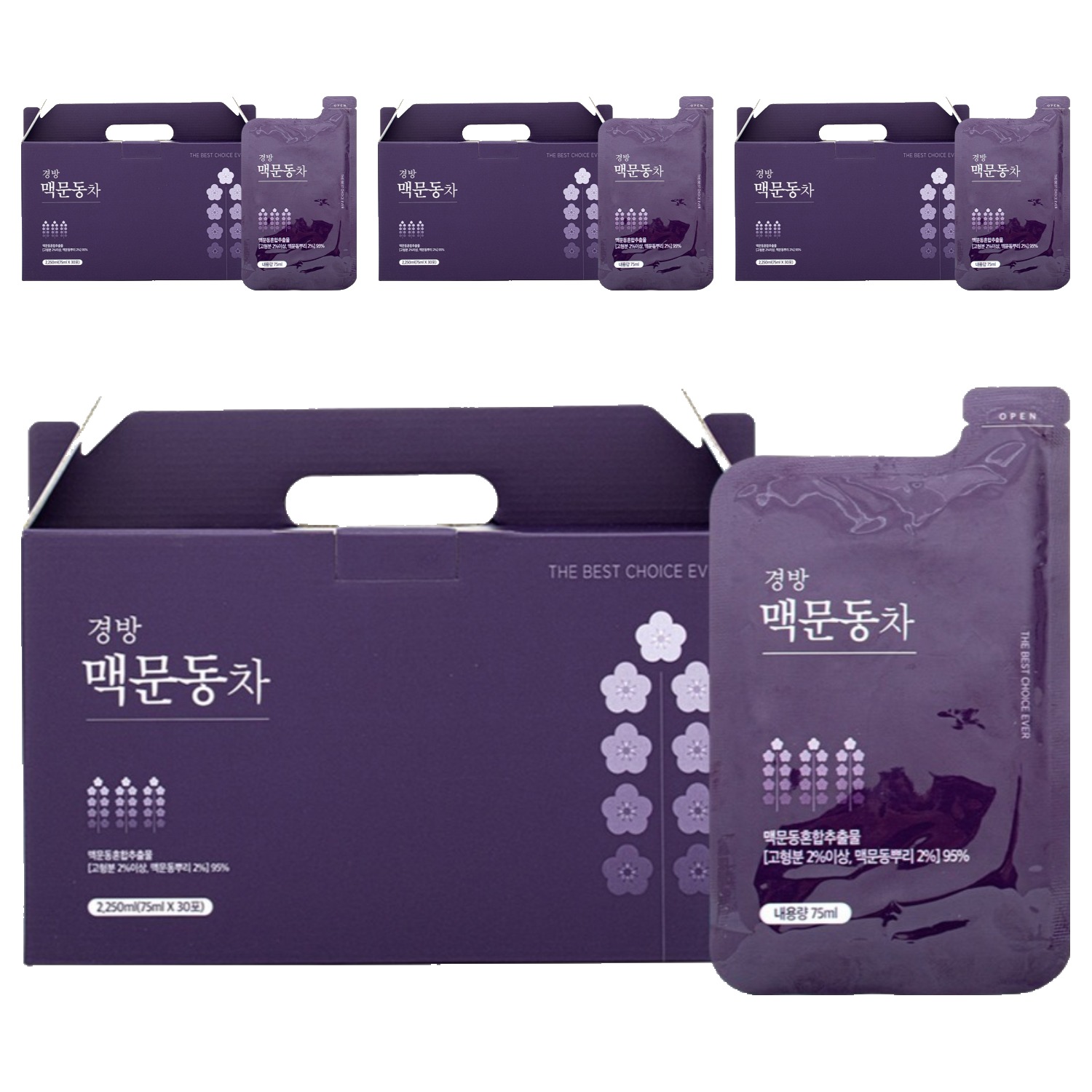 <b>경방신약</b> 맥문동차  2.25L  4개