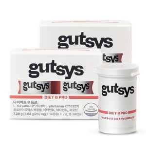 대상웰라이프 gutsys 것시스 다이어트 B 프로 (260 mgx28캡슐)X2 /56일분 포켓유산균 캡슐 다이어트