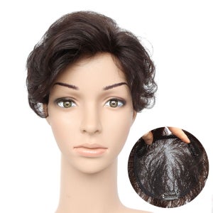 [W2083 볼륨업] 마더 볼륨업 육각망 웨이브 볼륨업 여자정수리가발