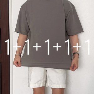 [1+1+1+1+1] 피넛 링클프리 반팔 티셔츠