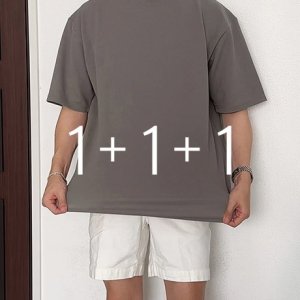 new [1+1+1] 피넛 링클프리 반팔 티셔츠