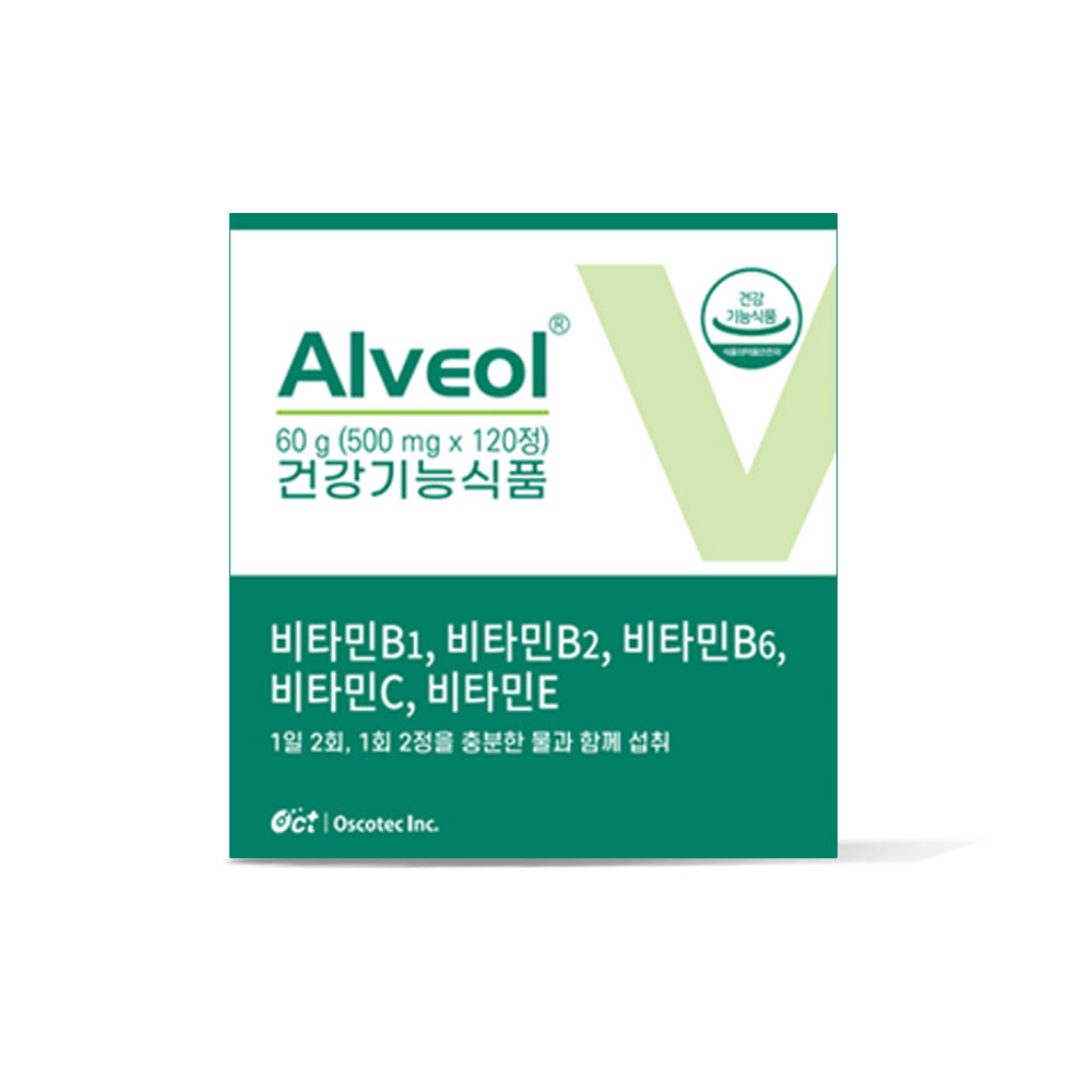 오스코텍 알베올 120정 <b>잇몸염증</b> <b>잇몸</b>영양제  1개