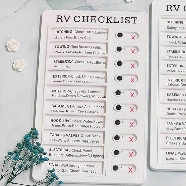 캠핑카점검표 TO-DO LIST 보드 체크리스트 투두 하루