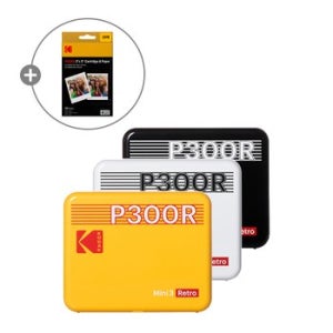 코닥 미 니 3 레트로 + 카트리지 38매 패키 지 블루투스 포토프린터