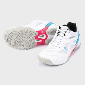 [비트로] 남녀공용 배드민턴 탁구화 피오르 (WHT/MINT) V203O000001