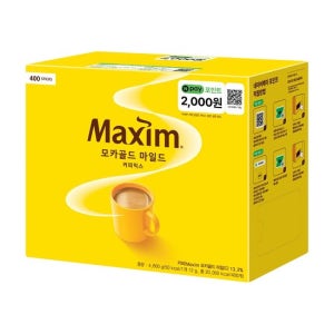 맥심 모카골드 커피믹스 400T+N Pay 네이버페이 포인트 2천원
