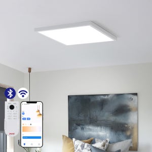 LED IoT조명 스마트 엣지 직하 사각 방등 50W