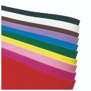 2200 색지청 수작 손안에세상 EVA폼 에바폼 비접착 200x300x1.8mm 10색 세트 - 색상선택 (비접착)
