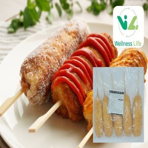 웰리스 라이프 치즈듬뿍 반반 치즈핫도그 700 g (140 g X 5 개) 18팩 묶음상품