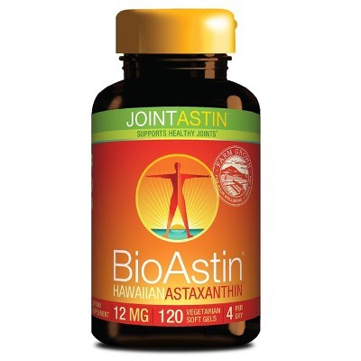BioAstin JointAstin Hawaiian Astaxanthin - 비건 눈 및 <b>면역</b> 지원 - 비 GMO 및 농장 직접 생산 - 12 mg, 120 소프트젤, <b>뉴트</b>