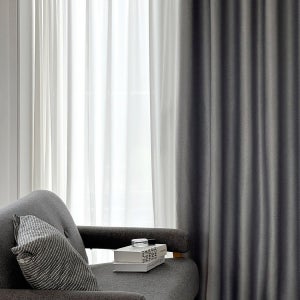 소프트린넨룩 대형 침실 거실 암막커튼 1장