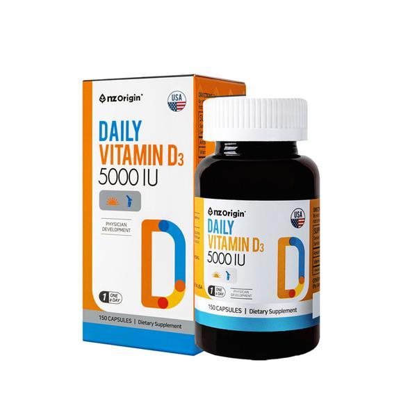 엔젯오리진 데일리 <b>비타민D</b>3 5000IU x150캡슐