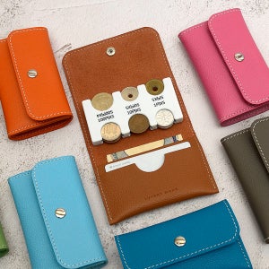일본 엔화 가죽 동전 지갑 코인 케이스 여행준비물, 루벤트메이드 (LUVENT MADE)