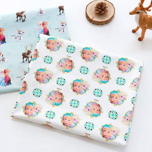 원단 [면20수평직]겨울왕국 프로즌-엘사와안나 퀼트 천 홈패션