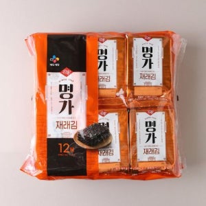 CJ 햇바삭명가김 재래김 4G*12봉