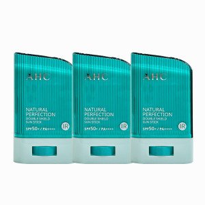 AHC AHC 내추럴 퍼펙션 더블 쉴드 선스틱 22g (초록) 3개