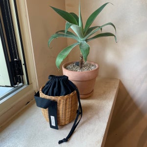 블랙린넨 라탄바스켓 백🧺, 샬롯의 작업실