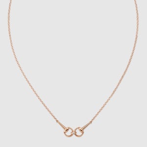 GUCCI 구찌 홀스빗 18K 다이아몬드 체인 목걸이