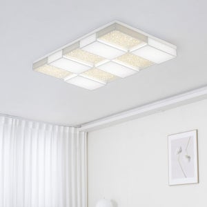 LED 테리아 밀크솔 거실등 200W / 주백색 아트솔 바리솔 국산 크리스탈 투톤 거실조명