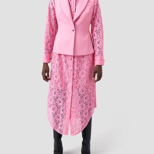 떼베 마구구 핑크 테일러드 웨이스트코트 TM SS24-007WAISTCOAT