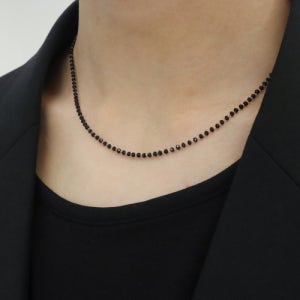 [베이스클레프] 남성 비즈 목걸이 블랙 CLEF PMS CLEF PMS NEC