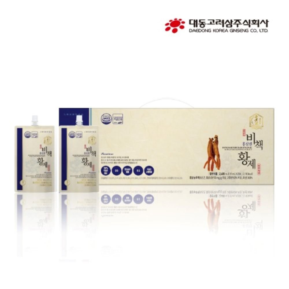 대동고려삼 <b>홍삼진 비책황제 120ml</b> 20포