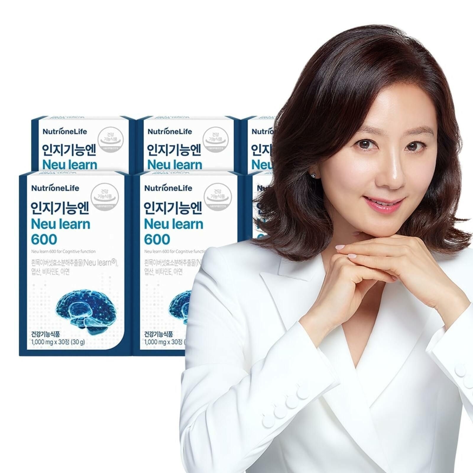 뉴트리원라이프 (현대홈쇼핑) [뉴트리원] 인지기능엔 Neulearn 600 (6개월분)