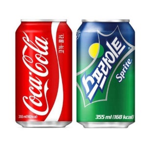 교보문고 (주)서희에프앤비 코카콜라 콜라 355ml 24캔 + 스프라이트 355ml 24캔
