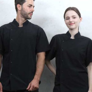 KO-3941 블랙 슬림핏 고신축 쿨기능성 반팔ㅡ (겨드랑이/등판 쿨메시)