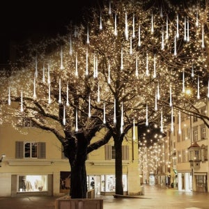 _21세기트랜드 유성우 스노우펄 LED 태양광 빗방울 정원 조명