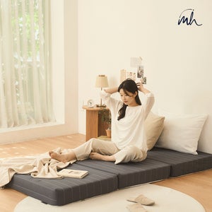 몽스홈 단단한 3단 접이식 매트리스 바닥 토퍼