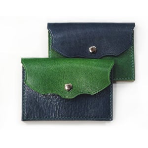 프랑스 최고급 풀그레인 베지터블 3단 아코디언 지갑, 크래프트엠