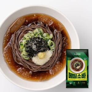 냉모밀 메르밀진미집 백년가게 메밀소바 전문점 밀키트 1,026g[1.026g 1봉당 (2