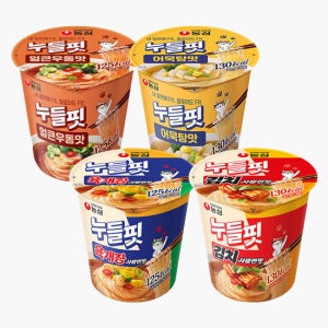 농심 누들핏4종 총8개/육개장+김치사발+얼큰우동+어묵탕 외 선택