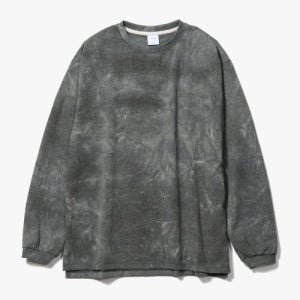 [제로] Oversize Water Washed L/S T-Shirts [Charcoal] 2019FW71