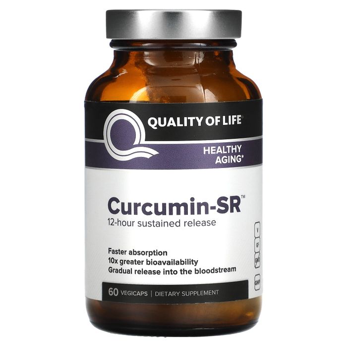 퀄리티오브라이프랩스 <b>Curcumin-SR</b> 베지캡 60정