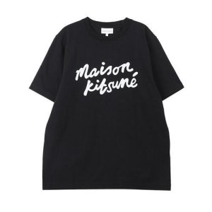 메종키츠네 핸드라이팅 로고 남성 컴포트 반팔 티셔츠 MM00101-KJ0118-O197