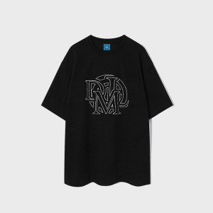 [다이아몬드 레이라] (Diamondlayla) DML Stitch Logo Short Sleeve T-shirt T78 Black