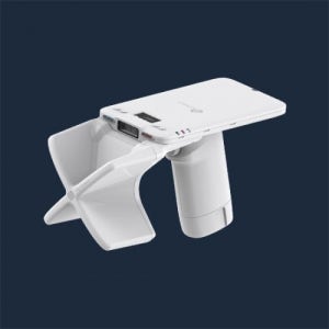 a712 UHF RFID리더기, 최대인식거리 30미터, 1D,2D스캔, 안드로이드 및 iOS의 스마트폰 또는 태블릿 거치사용, 동시충전 지원