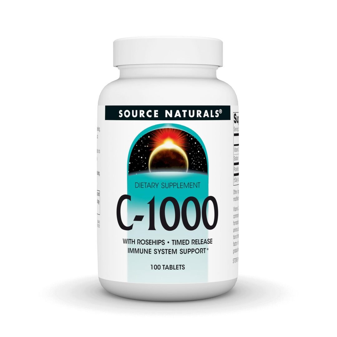 [Source Naturals] <b>비타민</b> C-1000 1000 mg, 100 타블렛