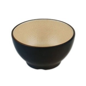 돌산멜라민(DS-7019)체크투톤(콜크) 밥그릇
