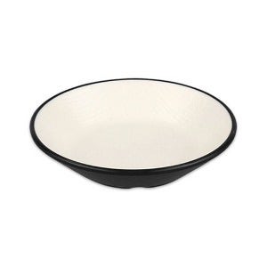돌산멜라민(DS-7024)체크투톤(블랙앤화이트) 찬그릇