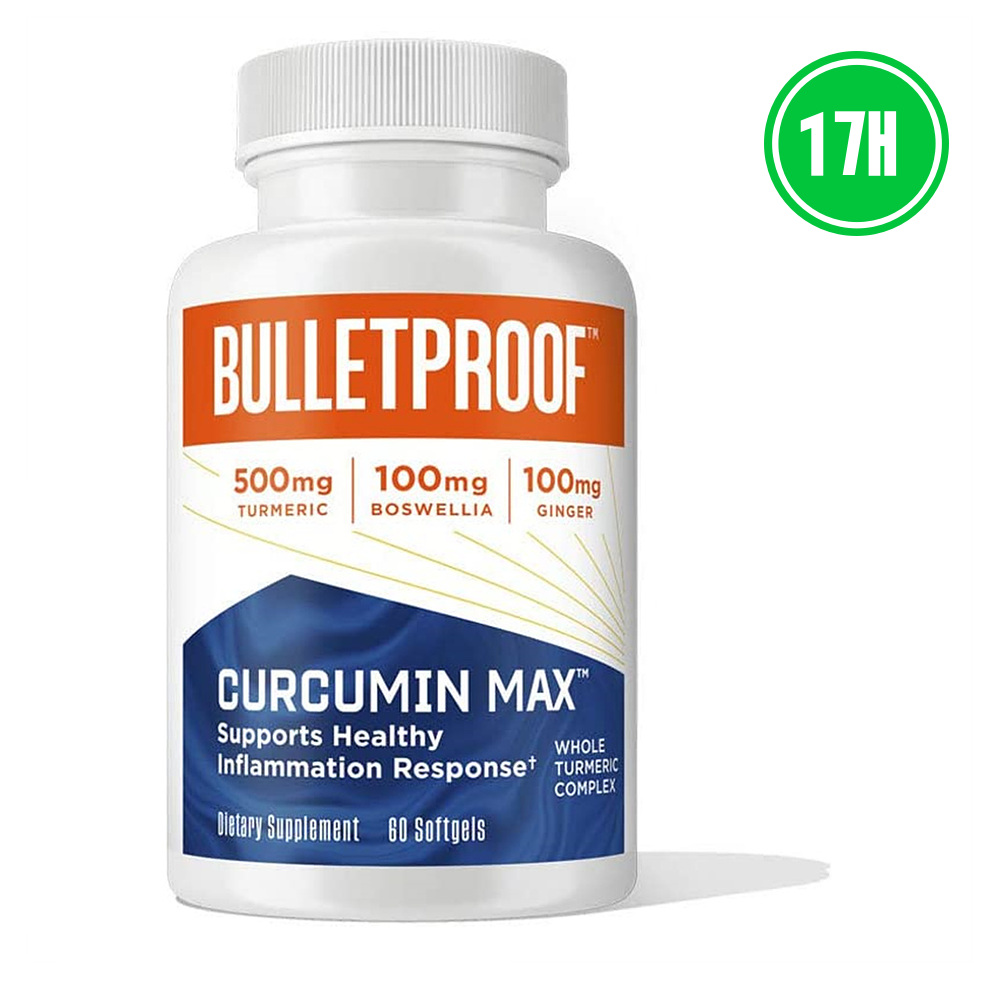 Bulletproof Curcumin <b>강황</b> <b>커큐민</b> Turmeric 60캡슐  60정  1개