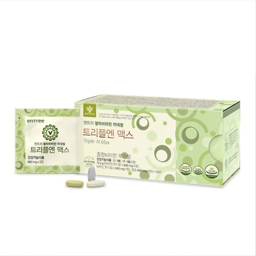 4+1엔트리 트리플엔 맥스_우리 가족 건강을 위한 필수 아이템 종합비타민<b>무기질</b> 더 강력한  5개  30회분