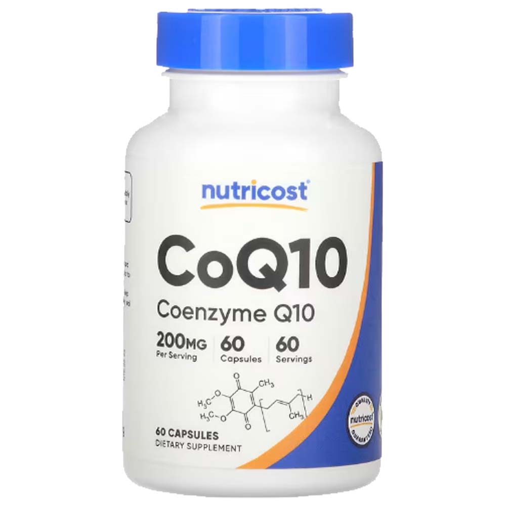 뉴트리코스트 <b>Coq10200mg</b> 코엔자 임q10 코큐10 코큐텐 Q10 60캡슐  60정  1개