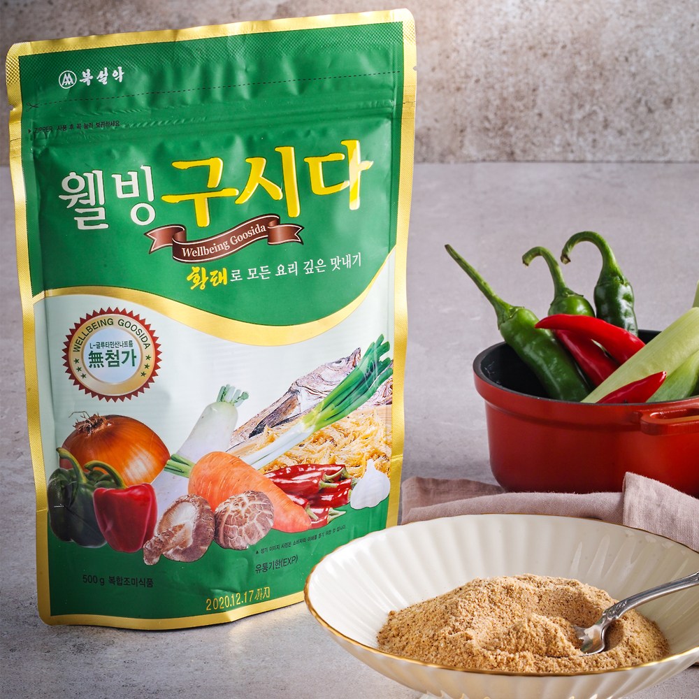 북설악 MSG무첨가 황태가루 조미료 황태 구시다 500g/구시다플러스 1kg 선택가능