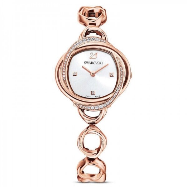 SWAROVSKI 스와로브스키 여성용 CRYSTAL FLOWER 쿼츠 메탈시계 5547626
